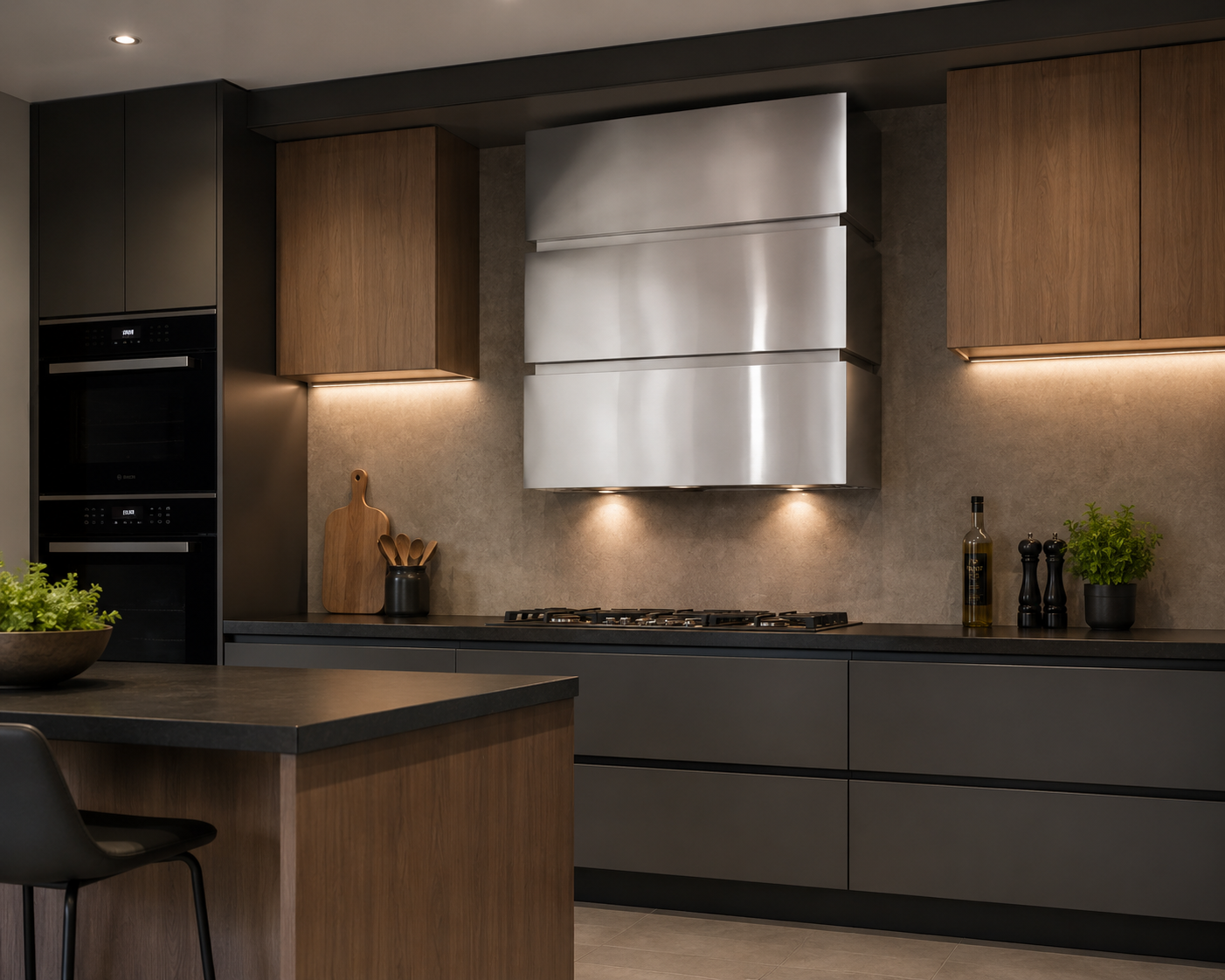 Coifa Box Gomado — Acabamento em Inox 430 Escovado